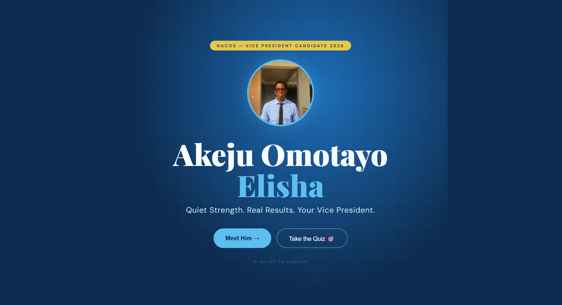 A campaign website
